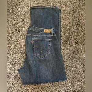 Levis 529 Jeans 14 M Curvy Boot Cut Stretch Blue Denim 14M Bootcut